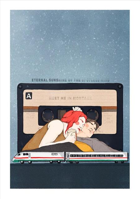 GIULIA ROSA - STAMPA ARTISTICA  30x40 cm: Eternal Sunshine of the Spotless Mind