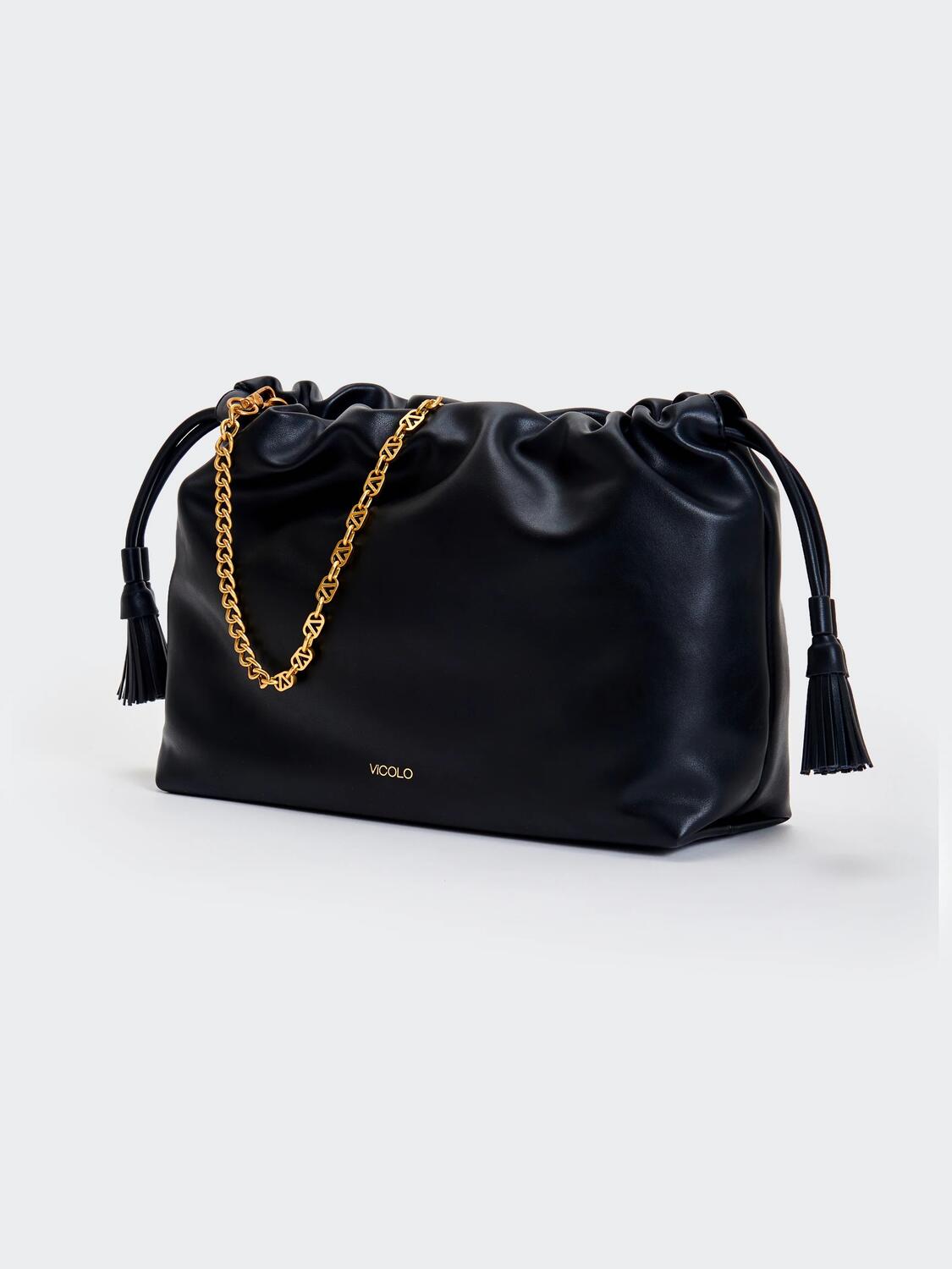 Vicolo Borsa Tassel Nero