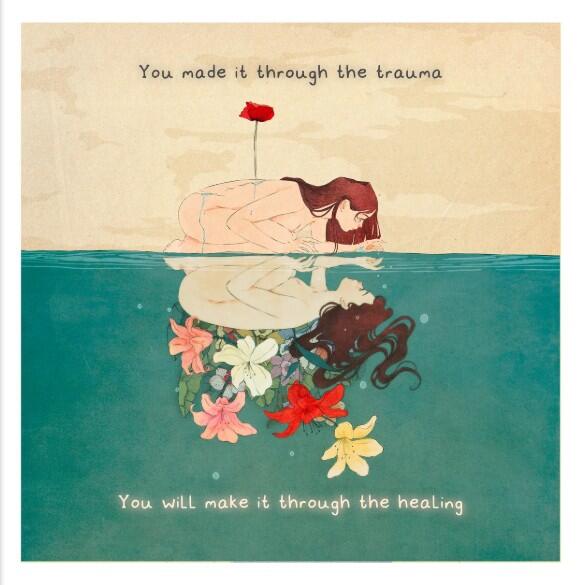 GIULIA ROSA - STAMPA ARTISTICA  30x30 cm: The healing