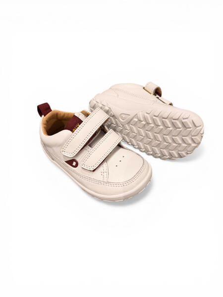 Bobux Step-Up Dawn – Sneakers primi passi in pelle | White