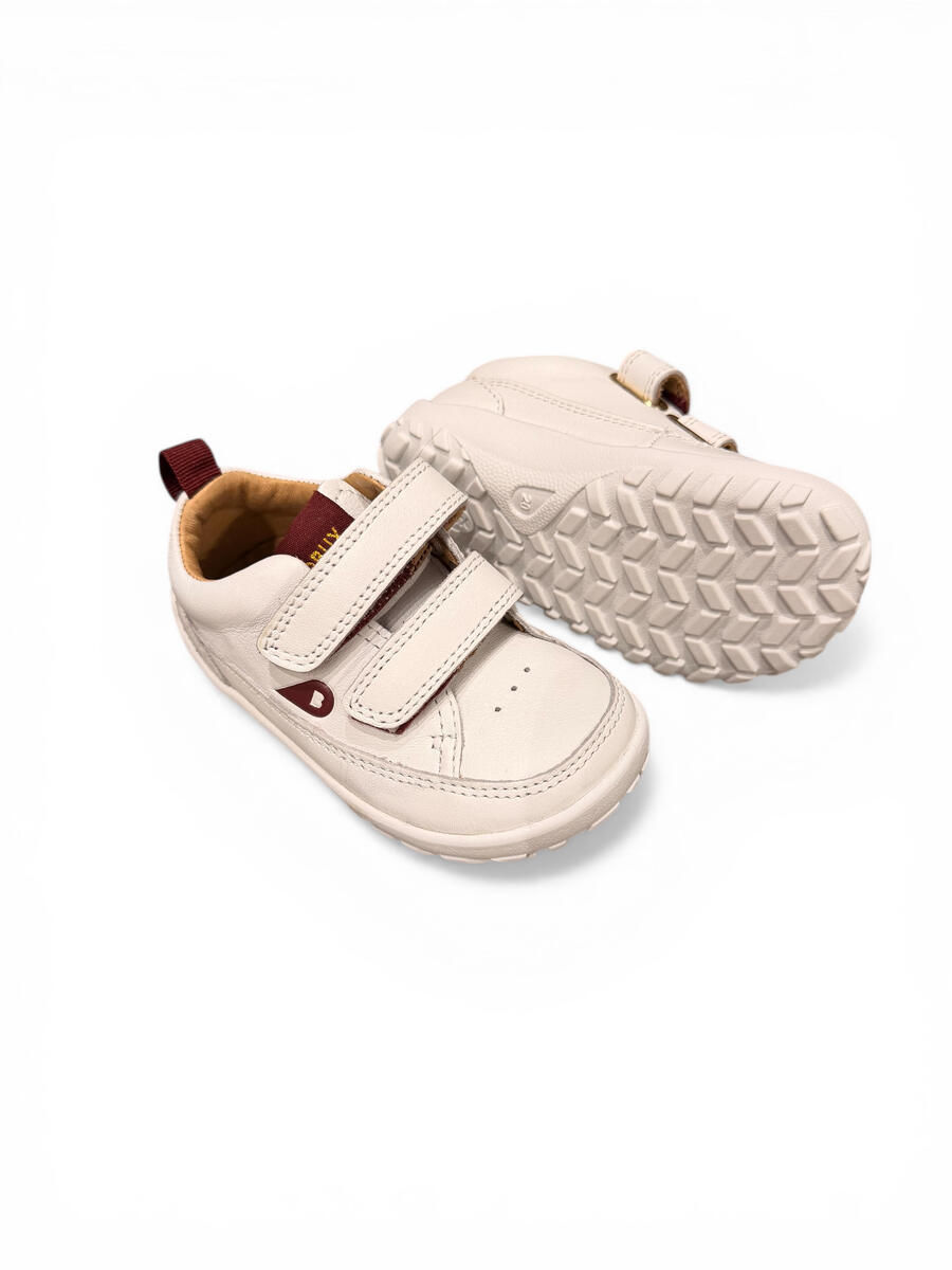 Bobux Step-Up Dawn – Sneakers primi passi in pelle | White