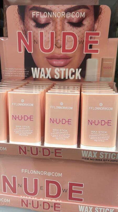 FFLONNOR COM NUDE CERA PER CAPELLI STICK
 [Conf.da 24 pezzi]