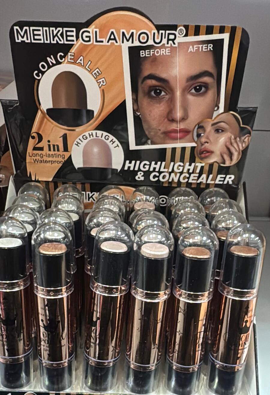 MEIKE GLAMOUR 2 IN 1 ILLUMINANTE & CORRETTORE
 [Conf.da 24 pezzi]