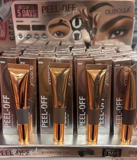 OLIBOLLA PEEL OFF EYEBROW GEL TINT 4 TONALITA'
 [Conf.da 48 pezzi]