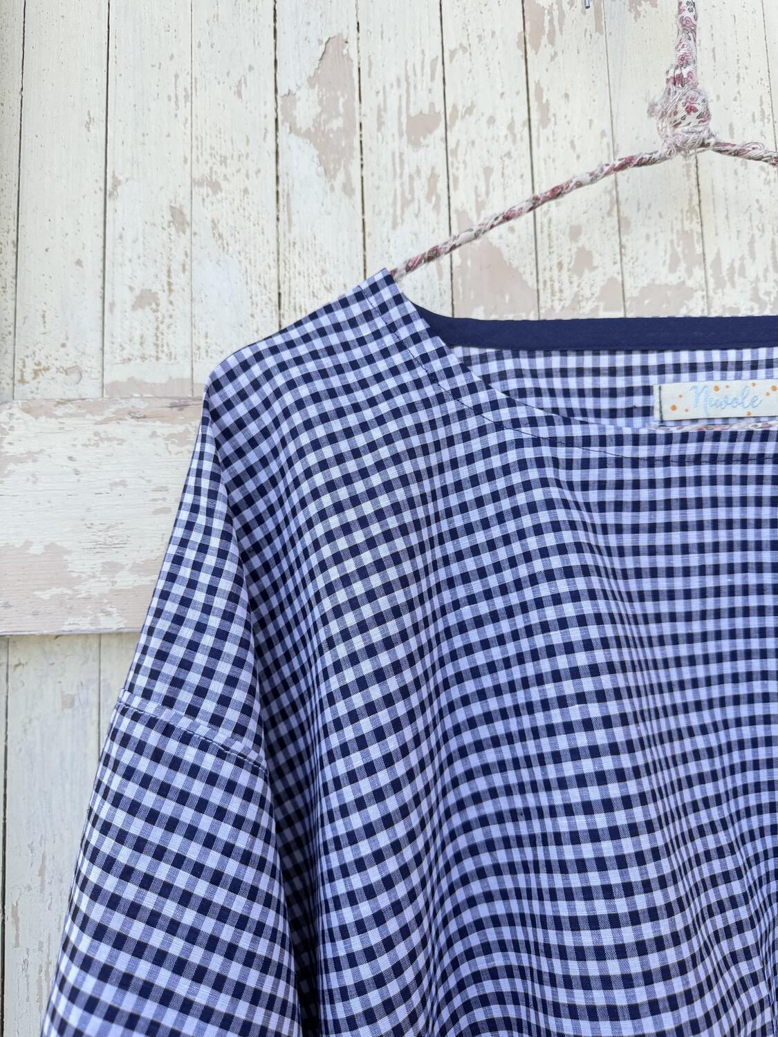 Camicia vichy blu