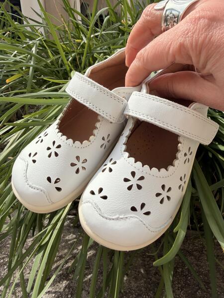 Bobux I-Walk Ballerina – Heather White