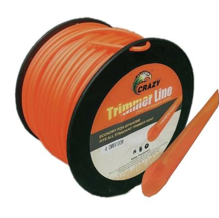 FILO PER DECESPUGLIATORE BOBINA TONDO CAVO MATASSA PER TAGLIAERBA 4mm x 100mt 