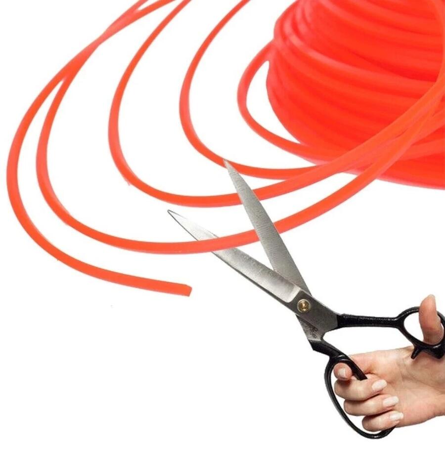 FILO PER DECESPUGLIATORE BOBINA TONDO CAVO MATASSA PER TAGLIAERBA 4mm x 100mt 