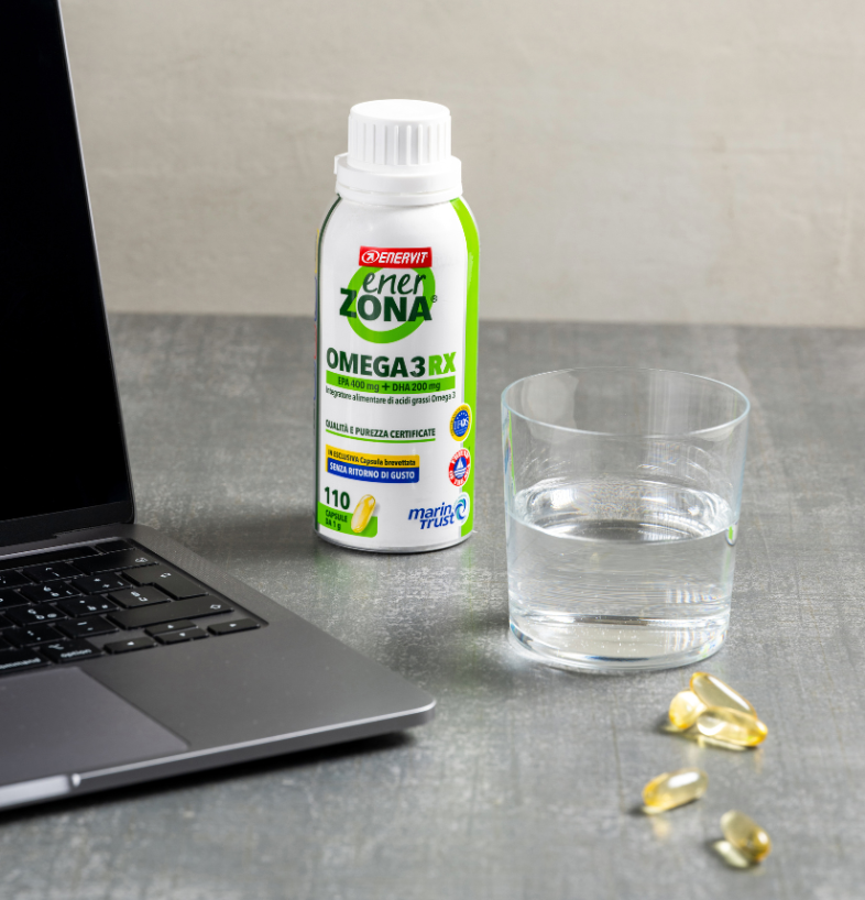 ENERVIT - ENERZONA - OMEGA 3 RX EPA 400 mg + DHA 200 mg  -  210 Capsule da 1 g