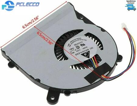 VENTOLA ASUS F502 F502C F502CA F402C S300 S400 S400C S300C S500 COOLER FAN 4 PIN