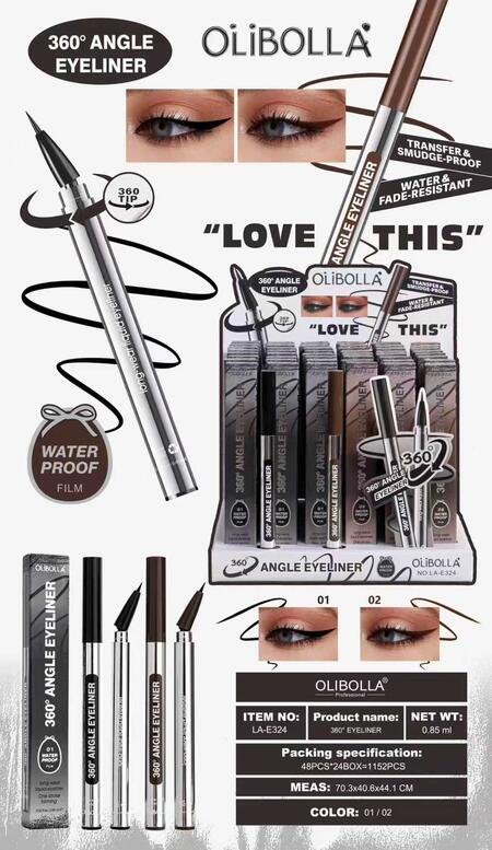 OLIBOLLA 360° ANGLE EYELINER
 [Conf.da 48 pezzi]