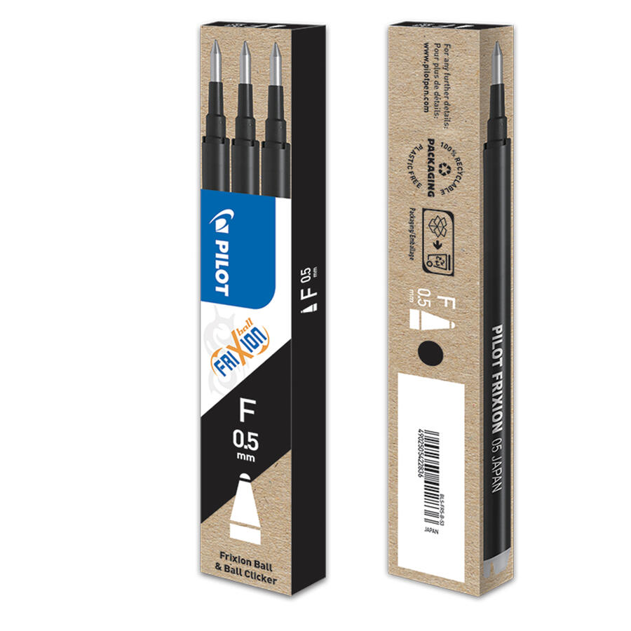 SET 3 REFILL SFERA FRIXIONball CLICKER 0.5mm PILOT