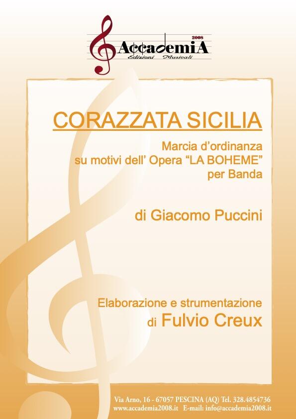 CORAZZARA SICILIA (Per Banda) - Fulvio Creux / Giacomo Puccini