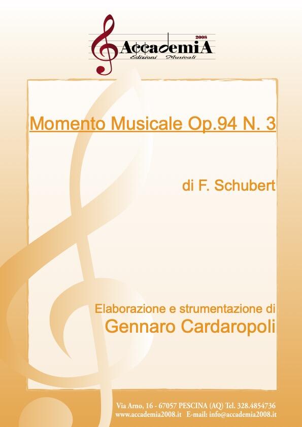 MOMENTO MUSICALE Op.94 N.3 (Per Banda) - Gennaro Cardaropoli / Franz Schubert
