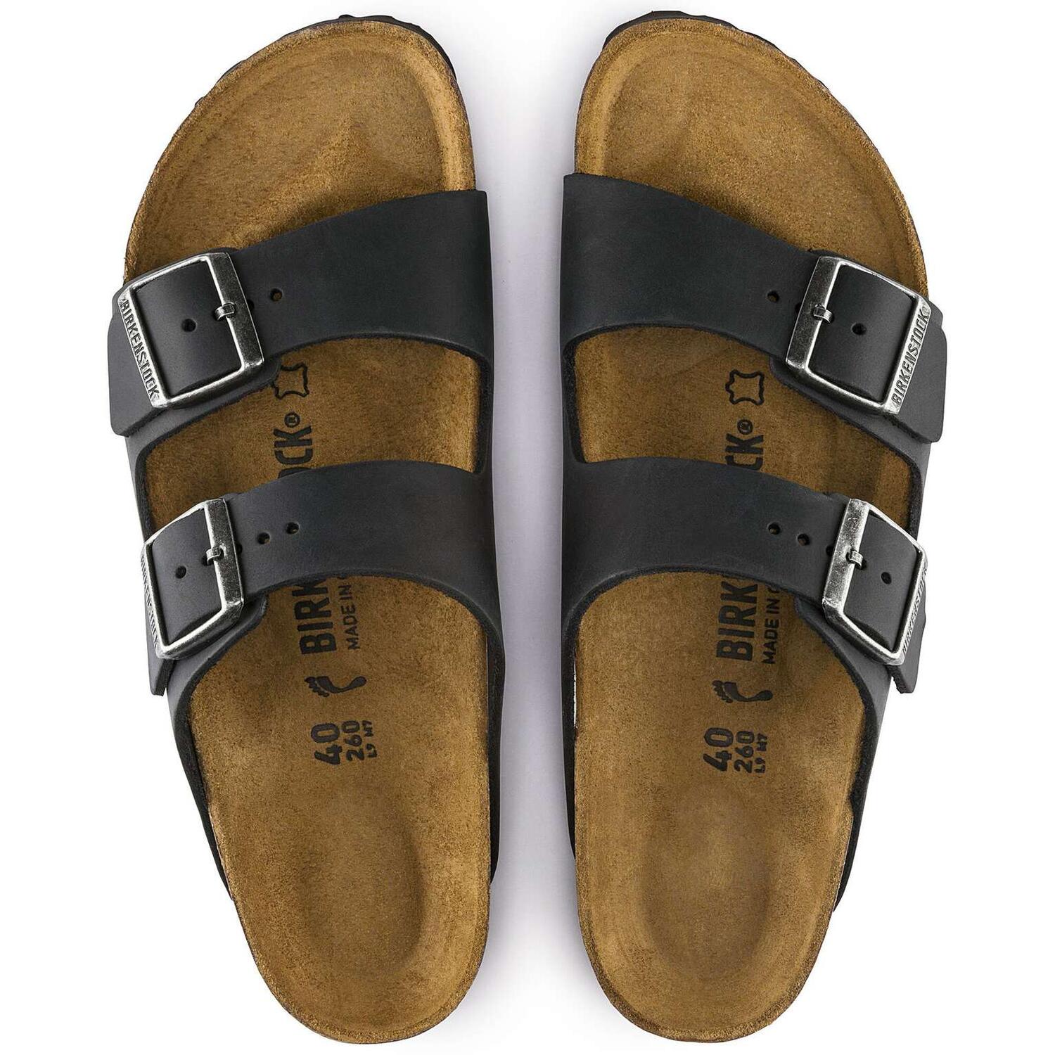 Birkenstock Arizona Black Oiled Leather 552113