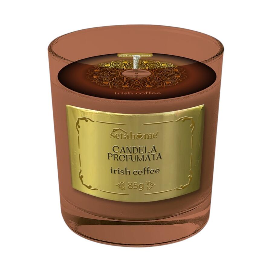 SETABLU CANDELA ARABA IRISH COFFEE 85 GR (Confezione da 12 pezzi) 