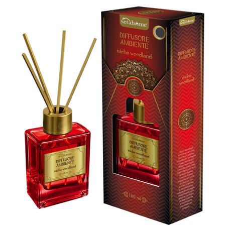 SETABLU DIFFUSORE AMBIENTE ARABO 100 ML NICHE WOODLAND (Confezione da 12 pezzi) 
