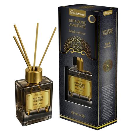 SETABLU DIFFUSORE AMBIENTE ARABO 100 ML BLACK VETIVER (Confezione da 12 pezzi) 