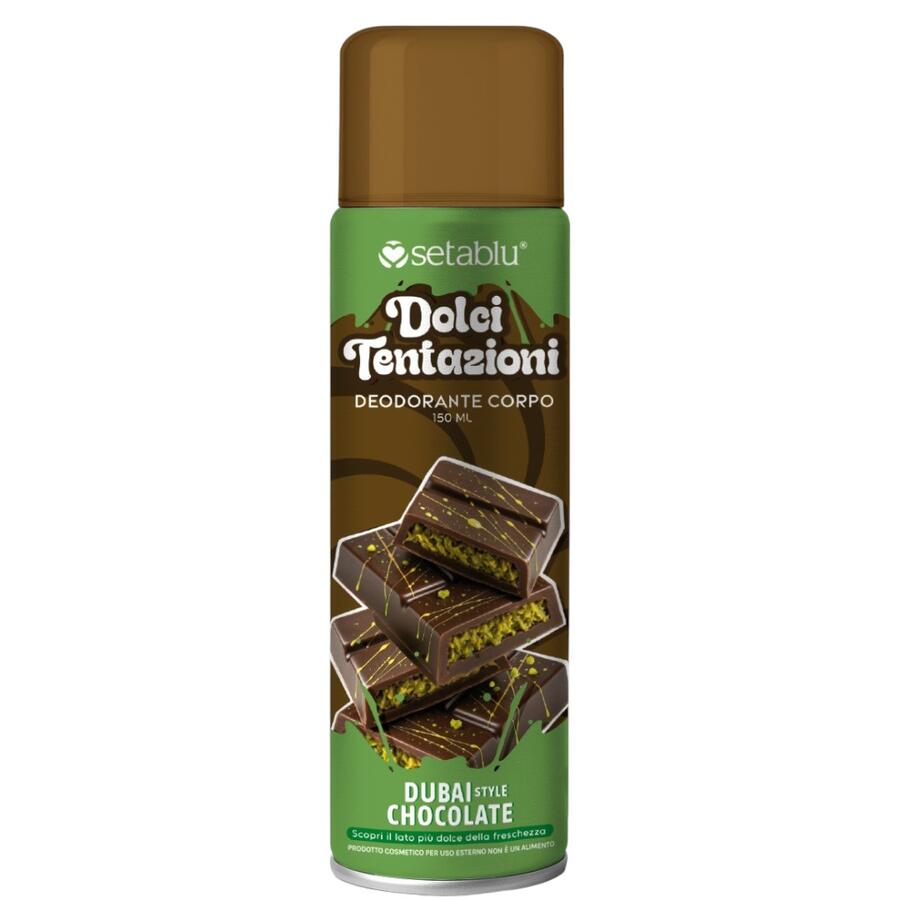 SETABLU DEODORANTE CORPO DUBAI CHOCOLATE 150 ML (Confezione da 12 pezzi) 