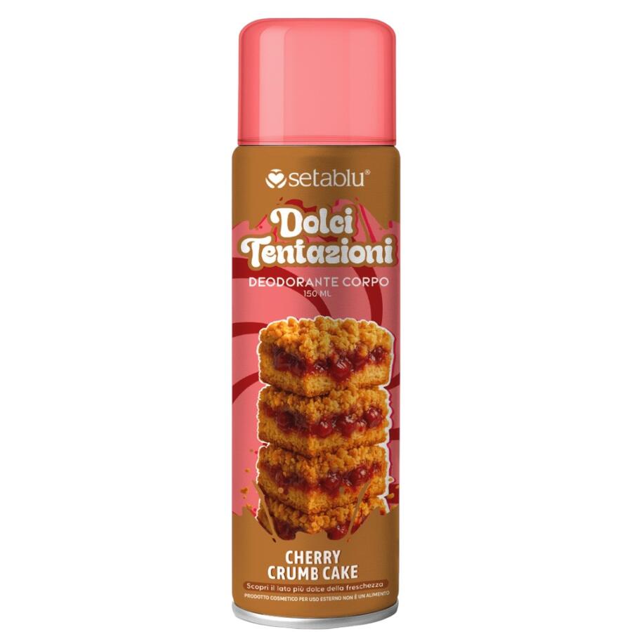 SETABLU DEODORANTE CORPO CHERRY CRUMB CAKE 150 ML (Confezione da 12 pezzi) 