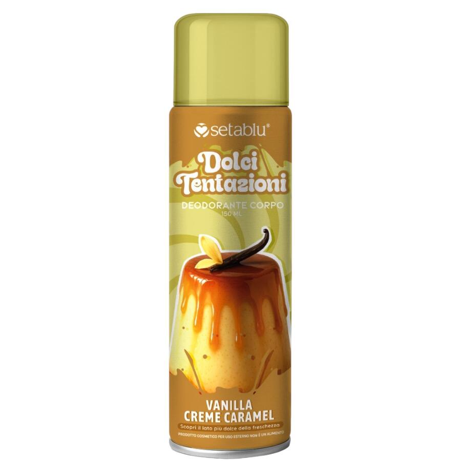 SETABLU DEODORANTE CORPO VANILLA CREME CARAMEL 150 ML (Confezione da 12 pezzi) 