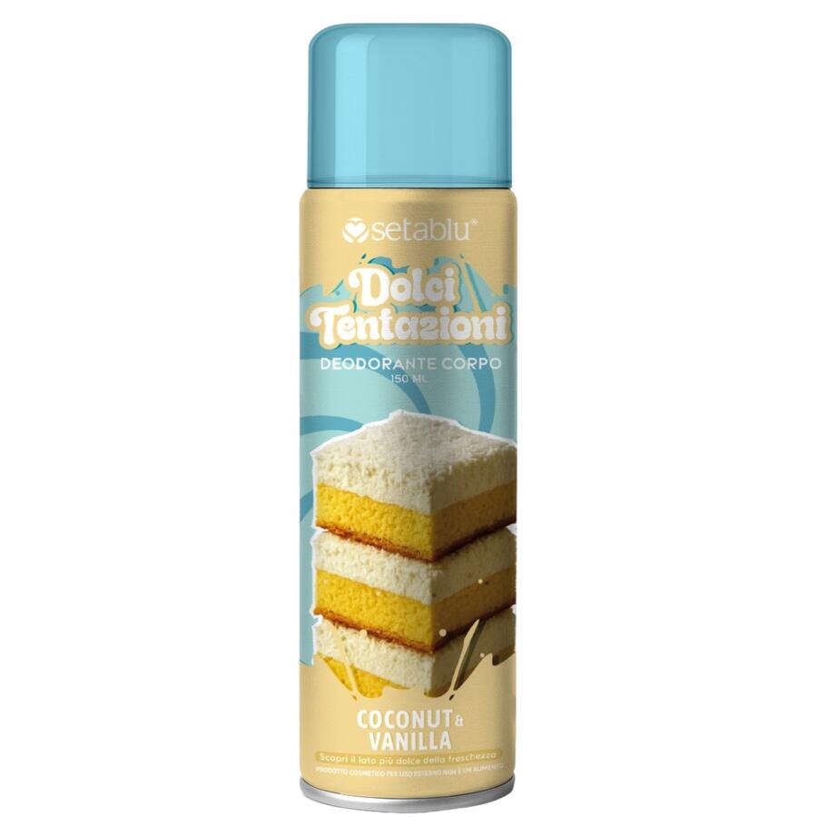 SETABLU DEODORANTE CORPO COCONUT & VANILLA 150 ML (Confezione da 12 pezzi) 