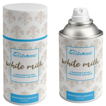 SETABLU DEO AMBIENTE WHITE MILK 250 ML (Confezione da 12 pezzi)