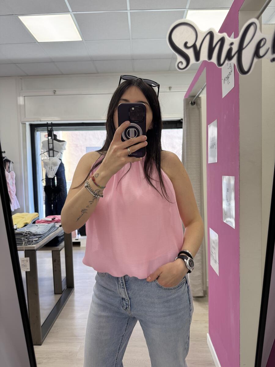 NOVITÀ Blusa a palloncino in lyocell