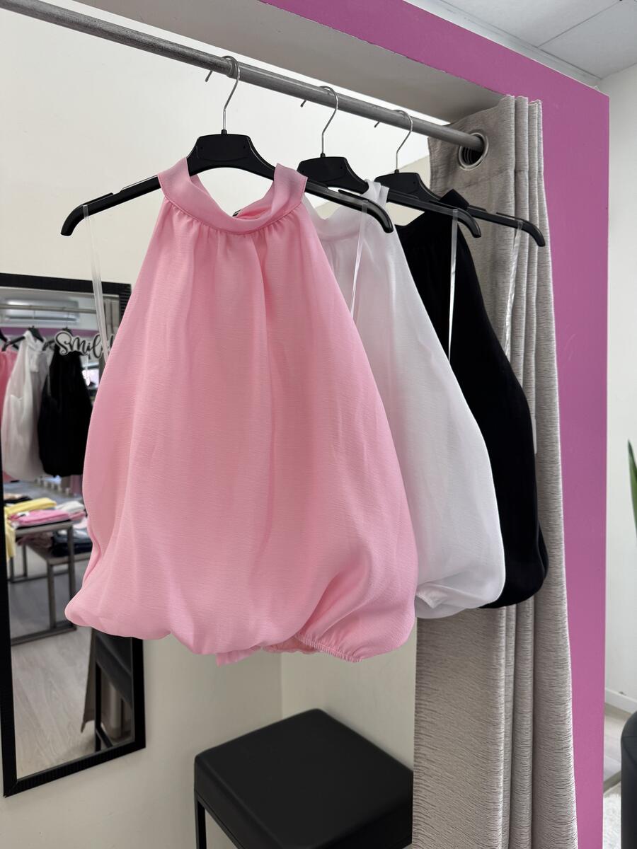 NOVITÀ Blusa a palloncino in lyocell