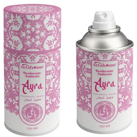 SETABLU DEO AMBIENTE ARABO AYRA 250 ML (Confezione da 12 pezzi)