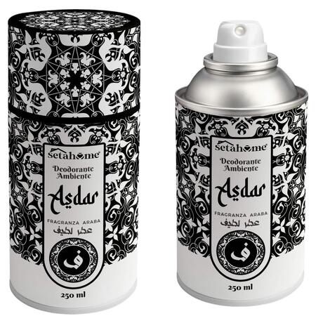SETABLU DEO AMBIENTE ARABO ASDAR 250 ML (Confezione da 12 pezzi)