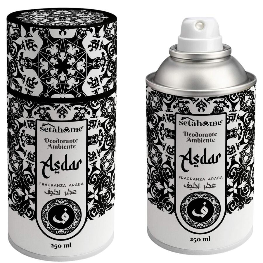 SETABLU DEO AMBIENTE ARABO ASDAR 250 ML (Confezione da 12 pezzi)
