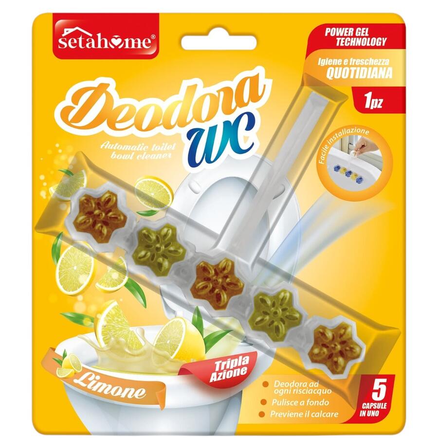 SETABLU DEODORANTE WC 50 GR LIMONE (Confezione da 24 pezzi) 