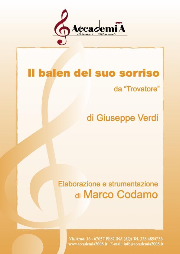 IL BALEN DEL SUO SORRISO da "Il Trovatore" (Per Banda) - Marco Codamo / Giuseppe Verdi