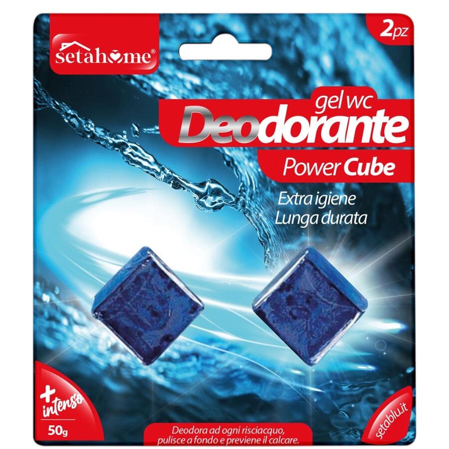 SETABLU PASTIGLIE PULIZIA WC 2 PEZZI 50 GR (Confezione da 24 pezzi) 