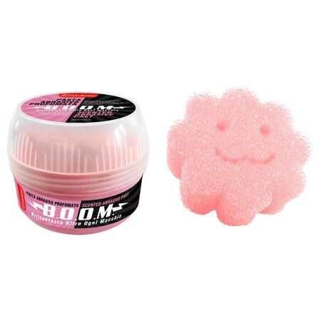 SETABLU PASTA BOOM MULTIFUNZIONE 500 GR CON SPUGNA INCLUSA (Confezione da 6 pezzi) 