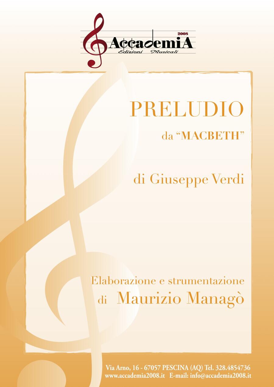 MACBETH "Preludio" (Per Banda) - Maurizio Managò / Giuseppe Verdi