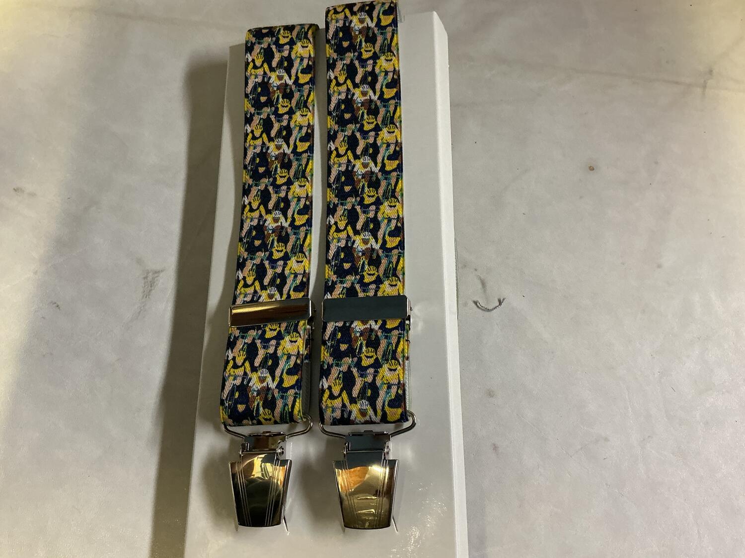 Bretelle Astratta Giallo