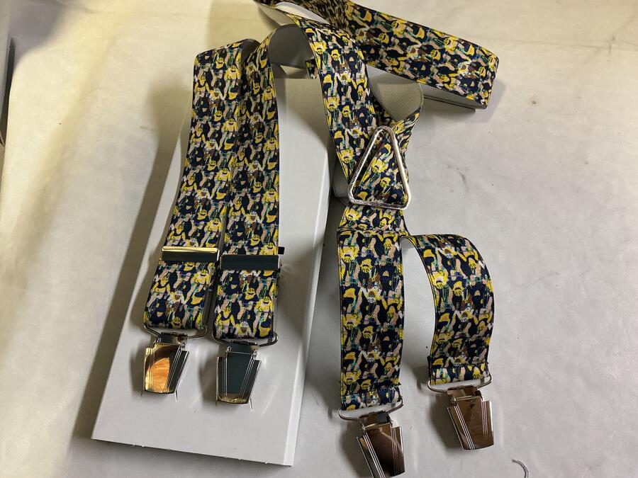 Bretelle Astratta Giallo