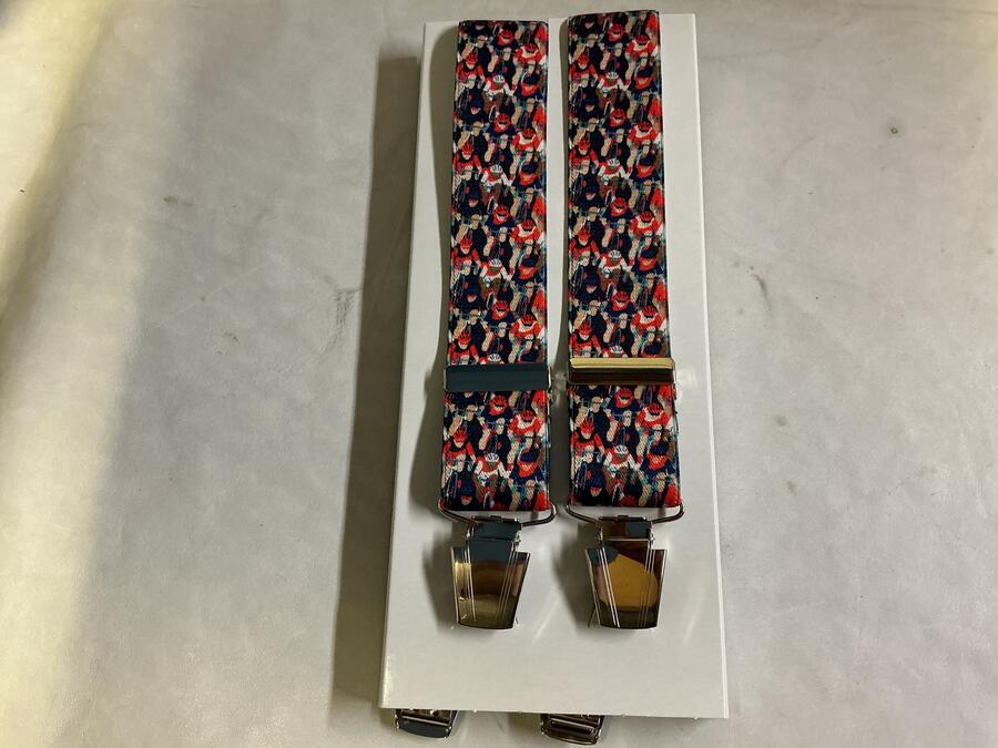 Bretelle Astratta Rosso