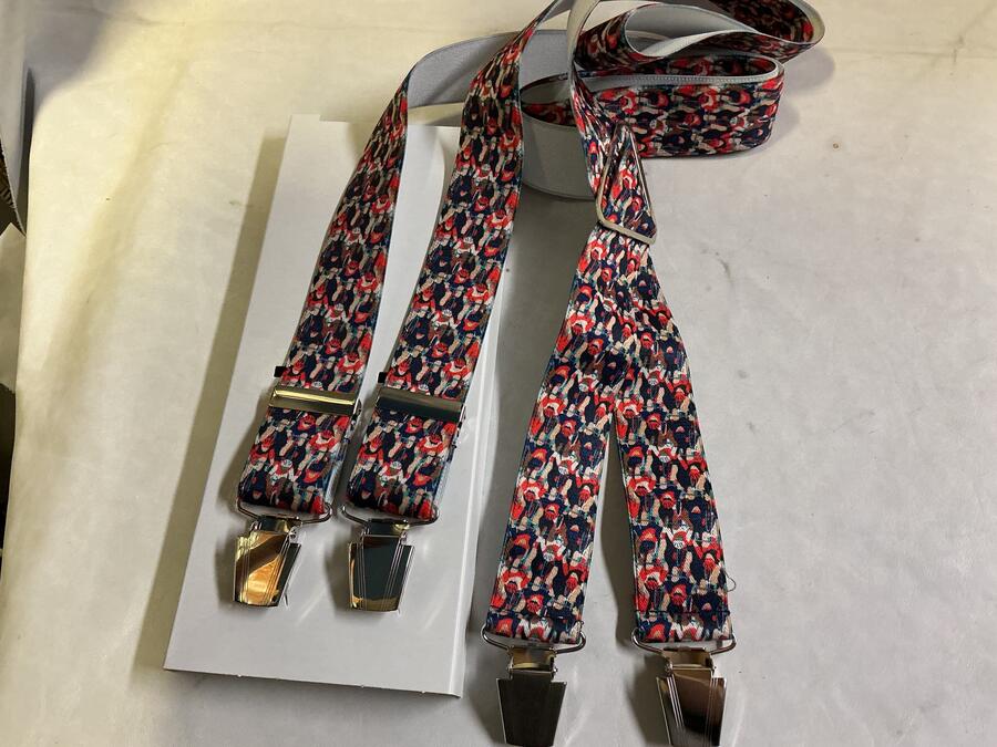 Bretelle Astratta Rosso