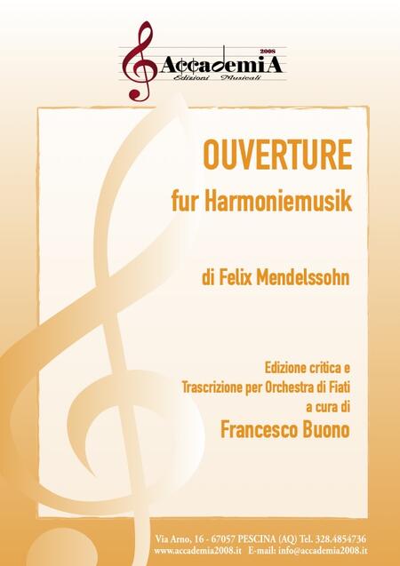 OUVERTURE FUR HARMONIEMUSIK (Per Banda) - Francesco Buono / Felix Mendelssohn Bartholdy