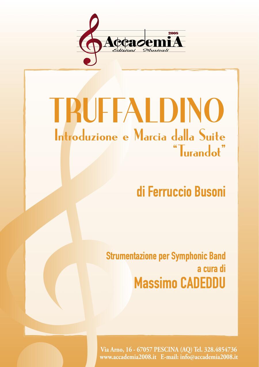 TRUFFALDINO Introduzione e Marcia dalla Suite “Turandot” -(Per Banda) - Massimo Cadeddu / Ferruccio Busoni