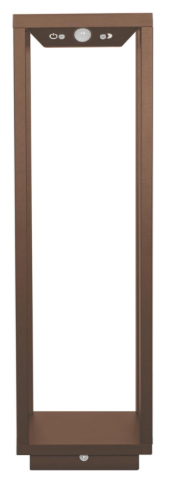 Lampada da terra Ricaricabile Home Solar di Zafferano Colore Corten