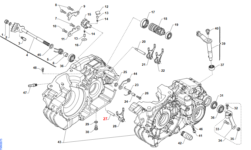 PERNO FORCHETTA ALBERO PRIMARIO TM