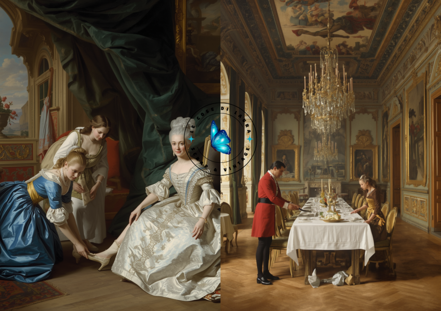 Kit digitale per Junk Journal "Versailles"