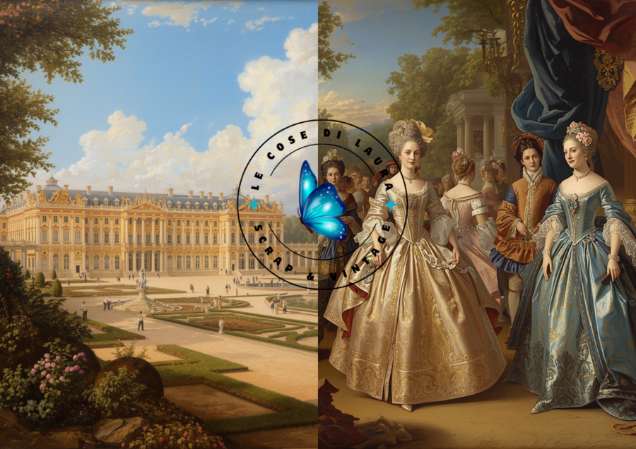 Kit digitale per Junk Journal "Versailles"