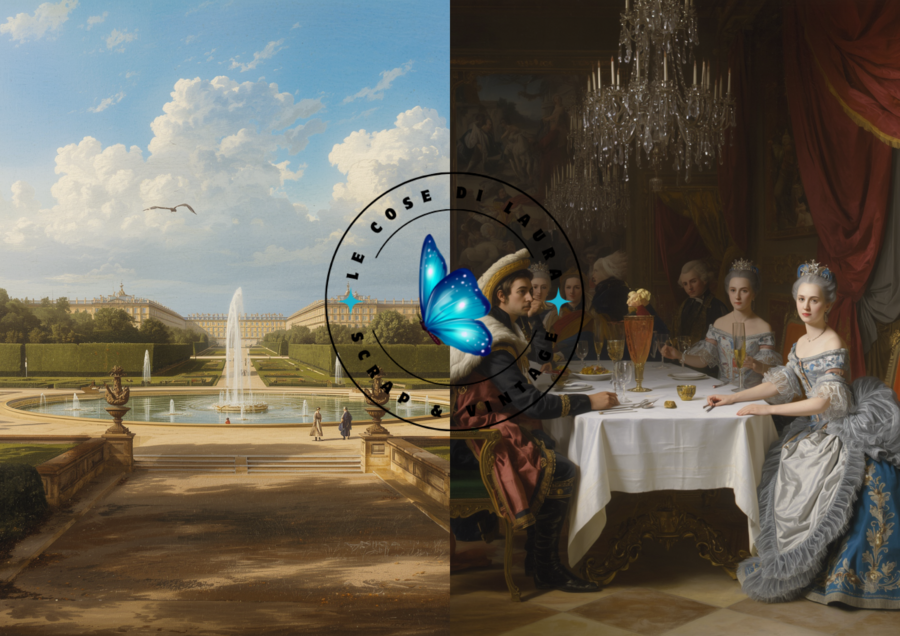 Kit digitale per Junk Journal "Versailles"