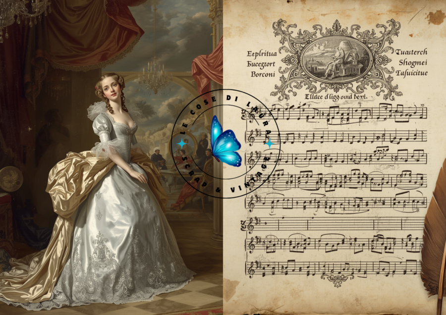 Kit digitale per Junk Journal "Versailles"