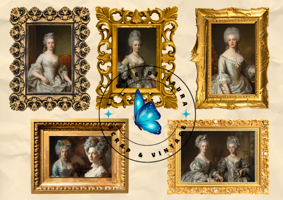 Kit digitale per Junk Journal "Versailles"